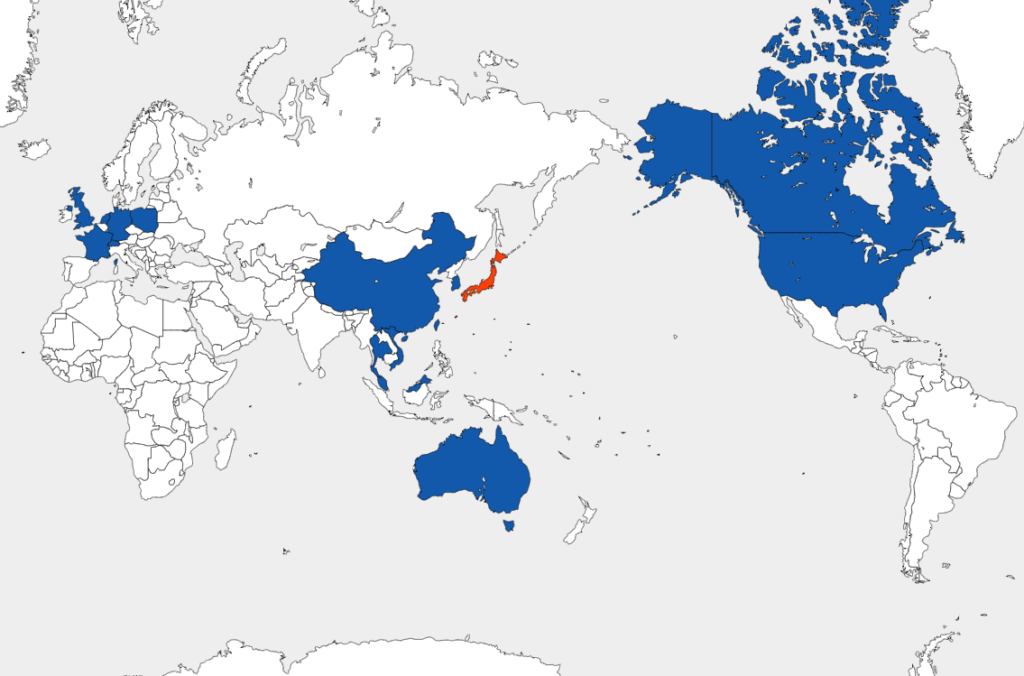 世界地図イラスト